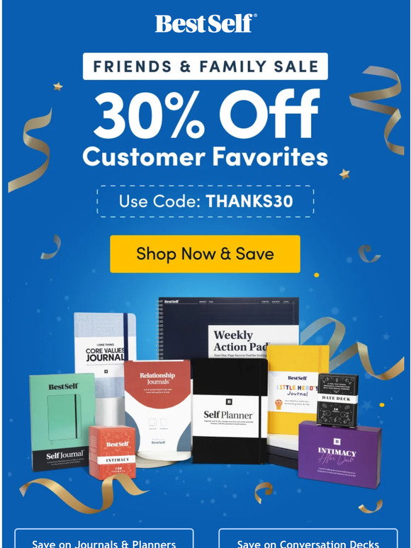 BestSelfCo: 🎉 [2 Days Only] 30% OFF Customer Faves! | Milled