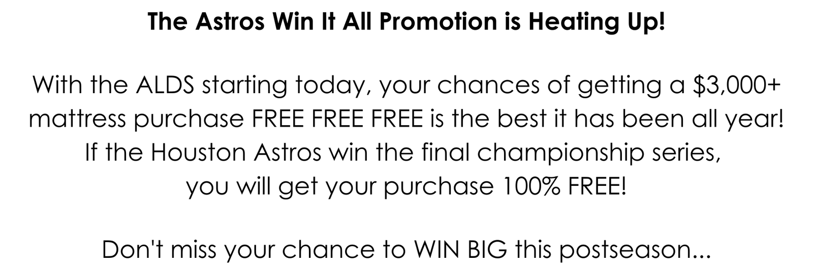Gallery Furniture The Astros 2022 Promotion is heating up! 🔥 Milled