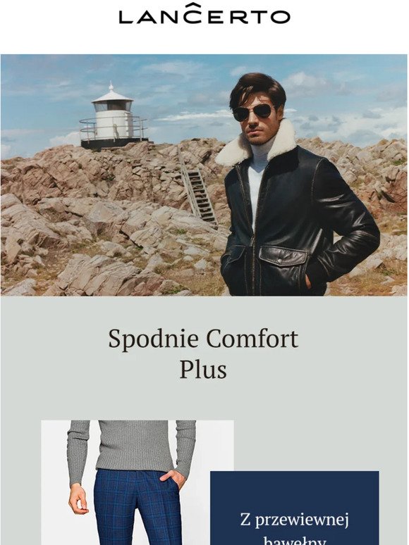 👌 Spodnie Comfort plus z przewiewnej bawełny już od 99,90 zł.