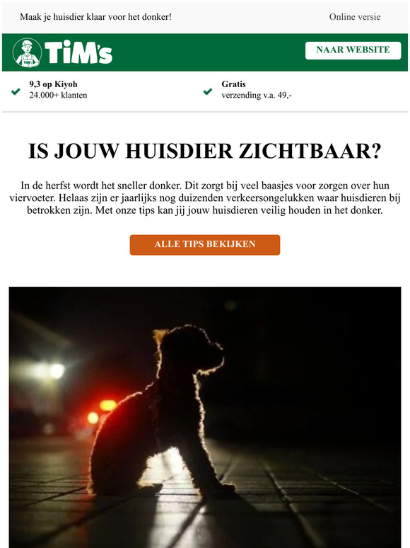 Is jouw huisdier zichtbaar in het donker? 👻