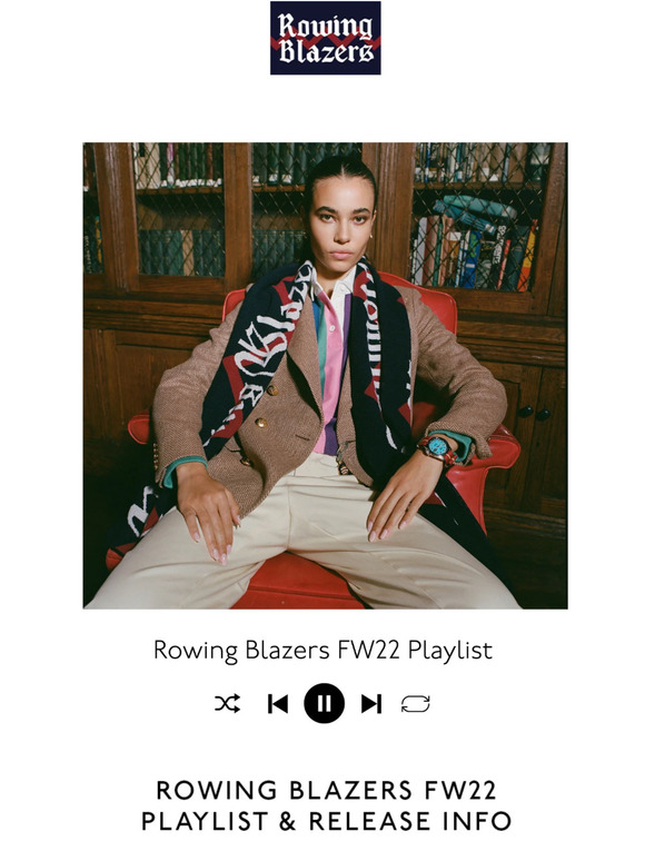 Rowing Blazers Rowing Blazers FW22 Playlist & Release Info Milled