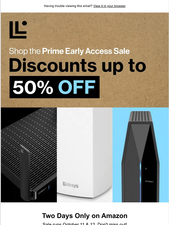 Linksys Prime Day Deals Are BACK 😎