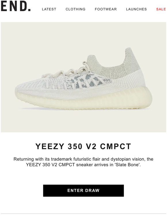 YEEZY 350 V2 CMPCT 'Slate Bone' & adidas Triest - Register now