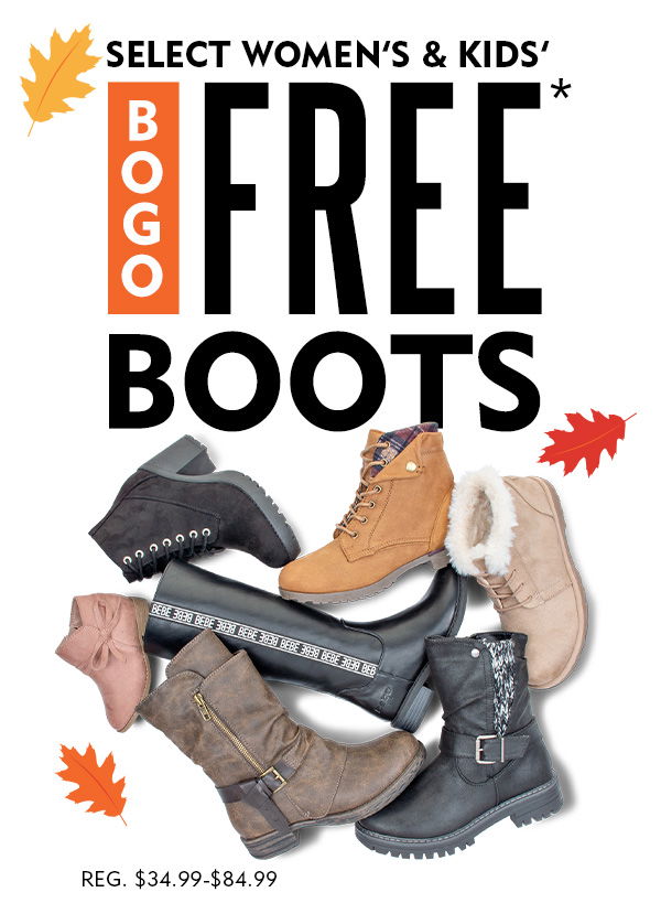 Bogo 2025 boots sale