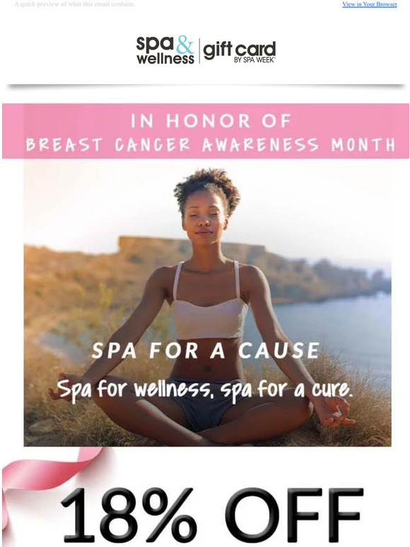 Spa and Wellness Gift Card by Spa Week ️Get 105 Value For ONLY 82! Shop, Save & Spa... Milled