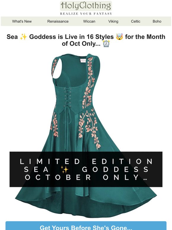 Ltd Sea ✨ Goddess is Live  in 16 Styles 🤯