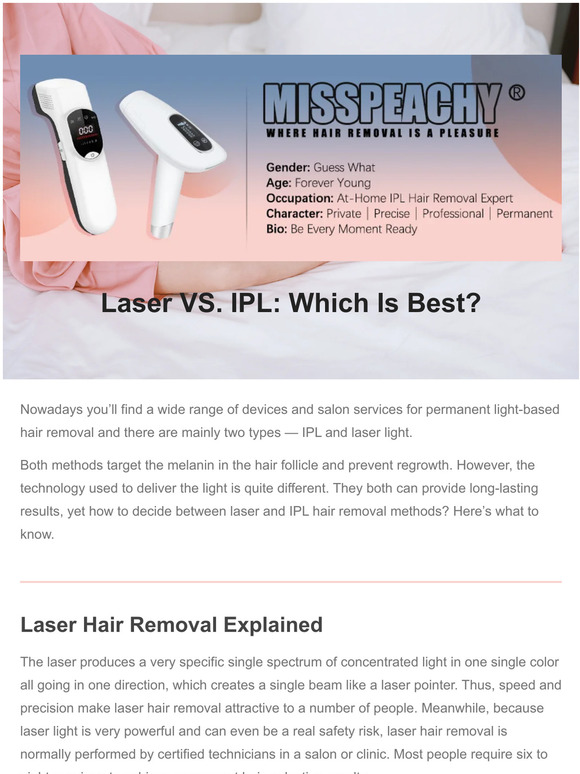 PolarisAI Limited LASER VS. IPL What's The Difference? Which Is Best