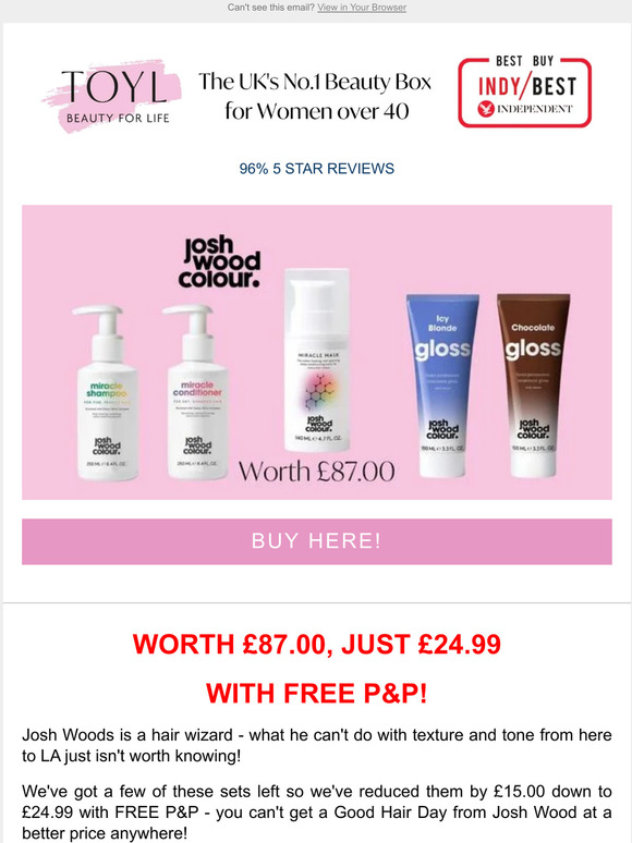 GOOD HAIR DAY with over 70% off!