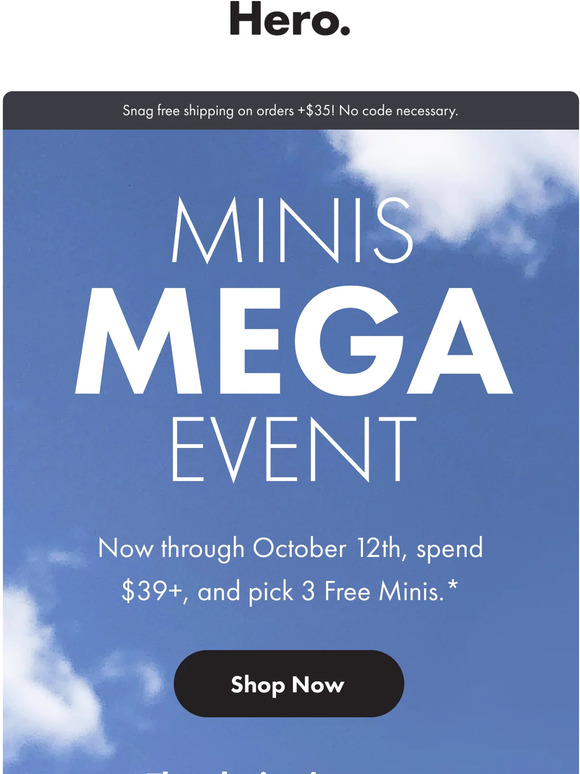 So. Many. Free. Minis. 🤩