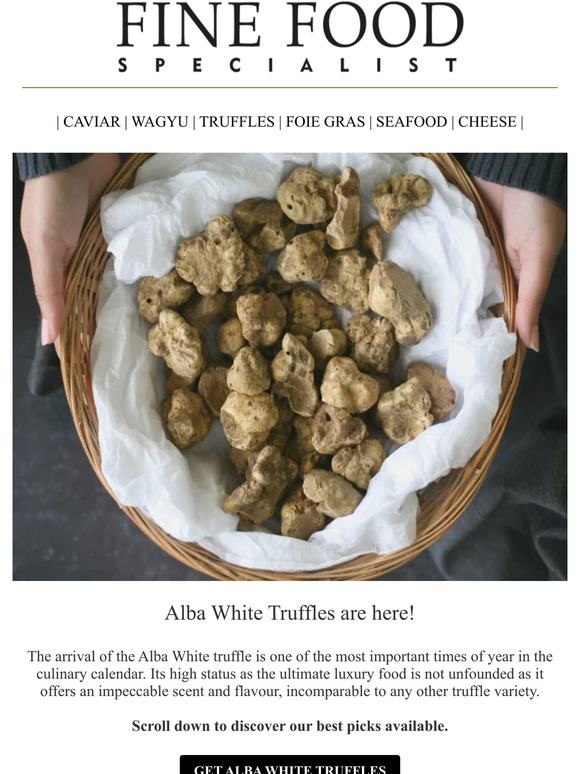 Fine Food Specialist: Alba White Truffles are finally here! | Milled