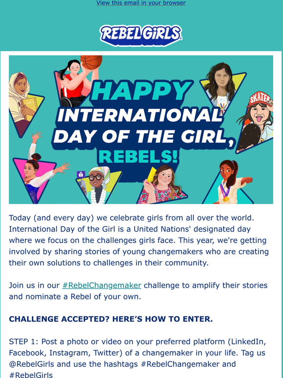 Rebel Girls: Celebrate International Day of the Girl!