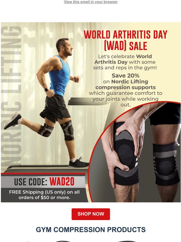 World Arthritis Day Sale Is Happening Now!