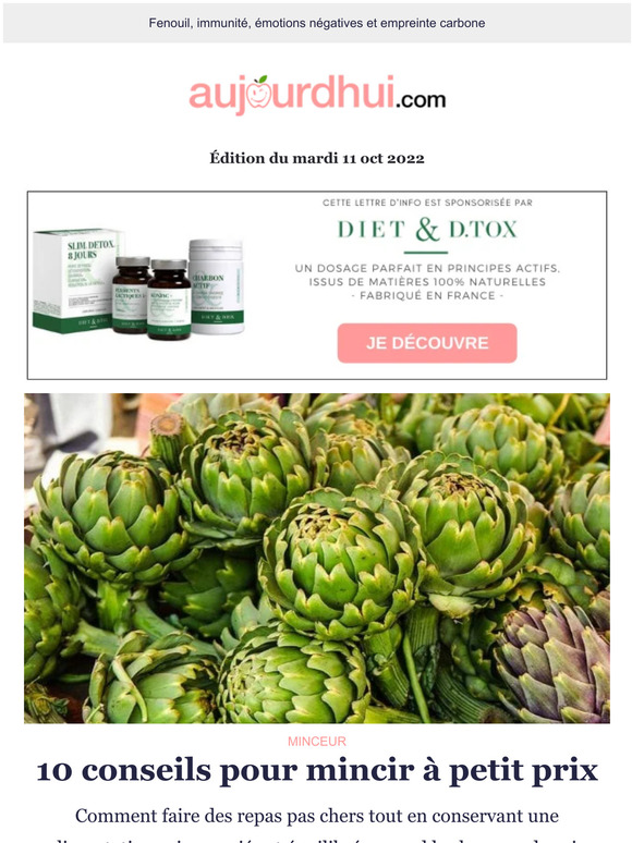 🐷 10 conseils pour mincir à petit prix
