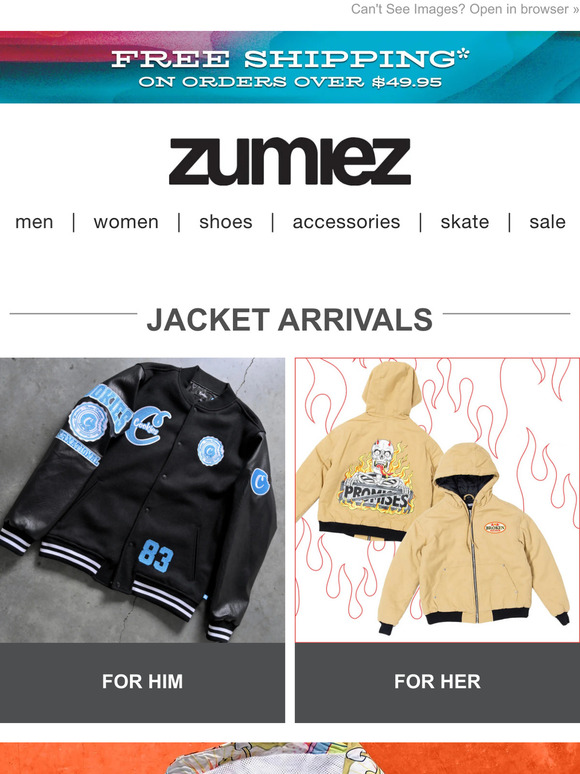 Zumiez Jacket Sale + New Halloween Styles! Milled