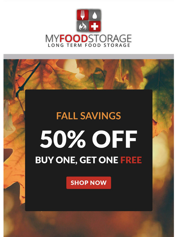 My Food Storage BOGO Free! 120 Serving Emergency Food Storage Buckets