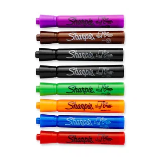 Sharpie Bullet Tip Flip Chart Markers, Water Based, Assorted Colours, 8 Pack