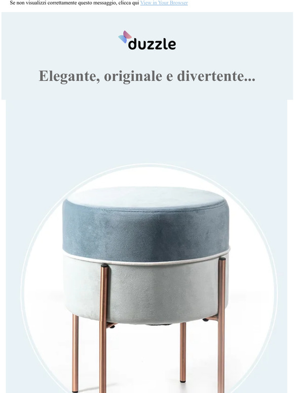 Elegante, originale e divertente...