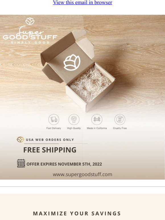 Enjoy Free Shipping All Month!