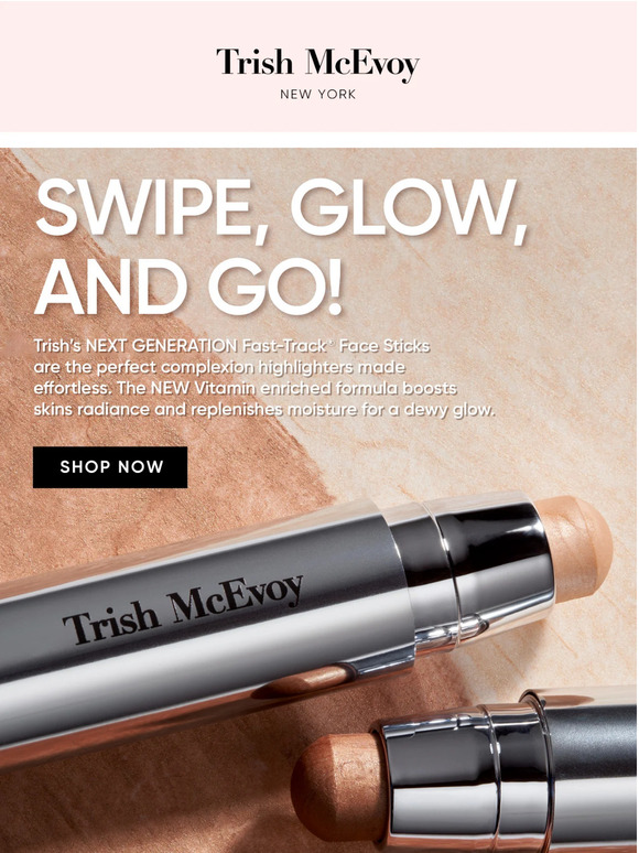 Trish Mcevoy New! Trish's Next Generation FastTrack® Face Sticks Milled