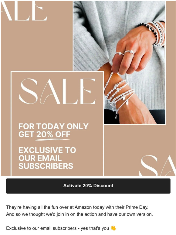 20% OFF SALE - Expires Tonight