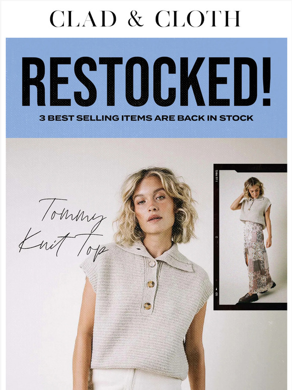 Best Seller’s RESTOCKED! 🤩