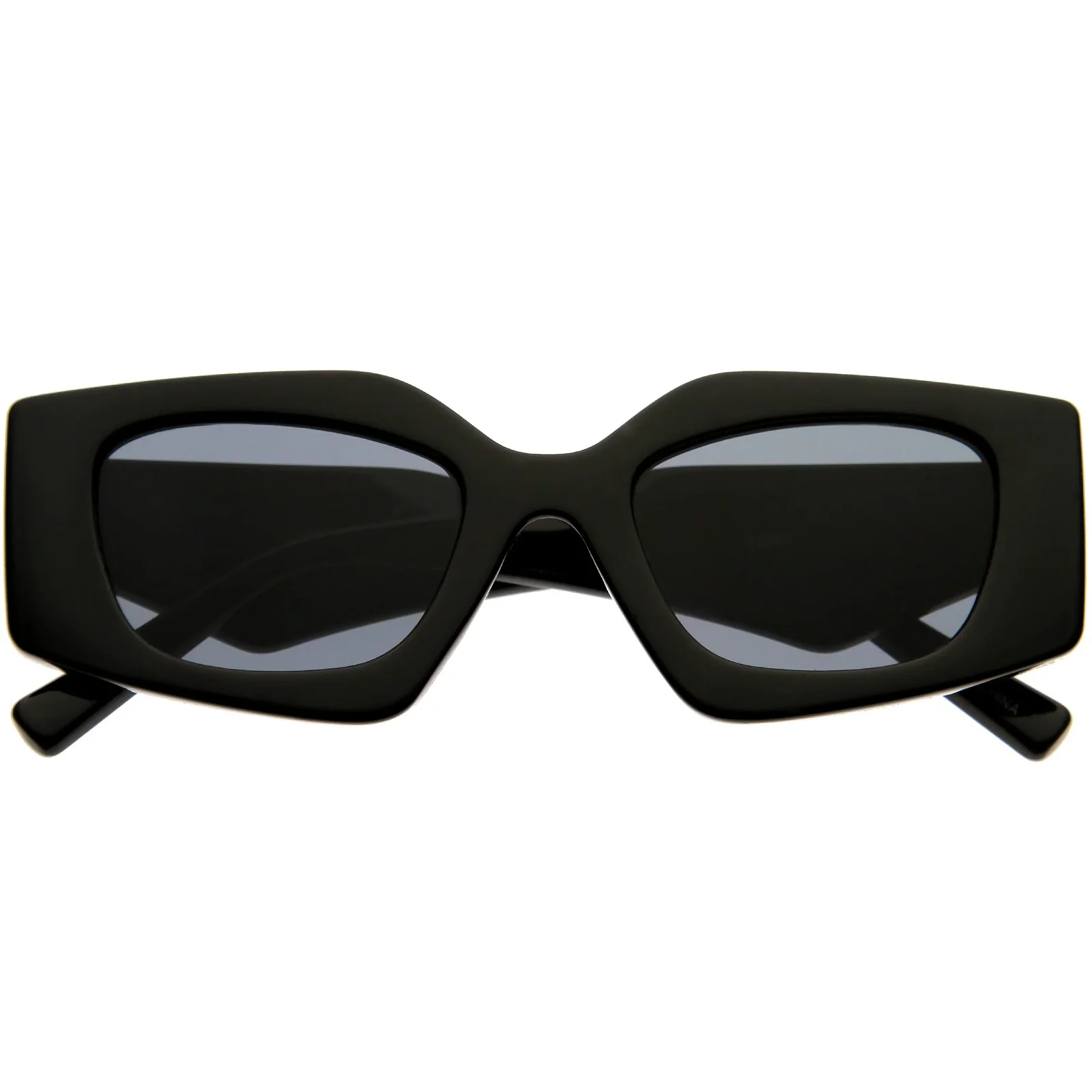 Image of Medium Glam Chic Retro Chunky Square Sunglasses D314