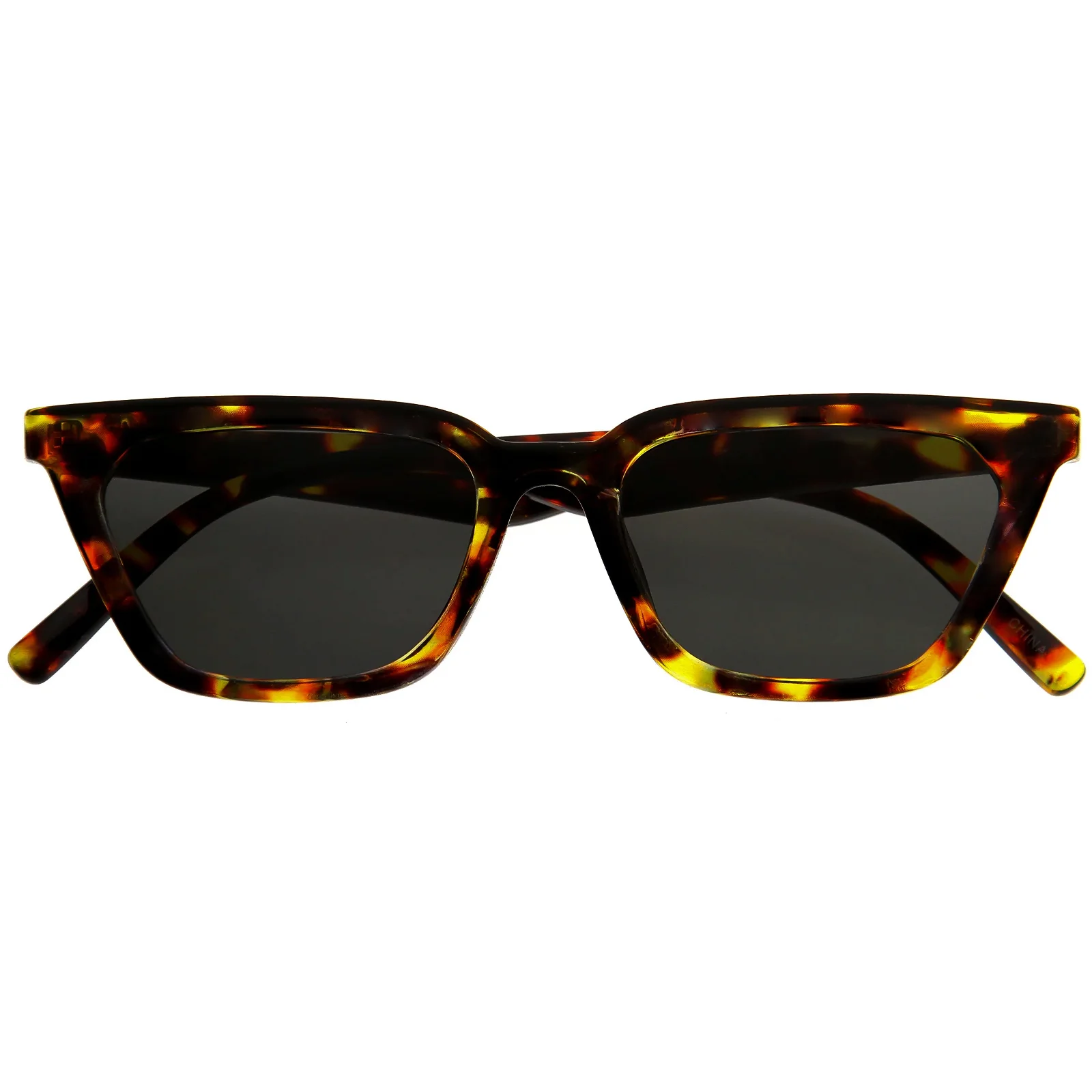 Image of Mod Neutral Modern Contemporary Cat Eye Sunglasses D313