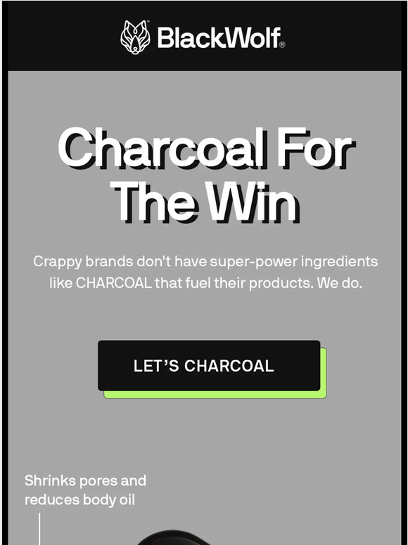 Black Wolf Nation The Power of Charcoal 💪 Milled