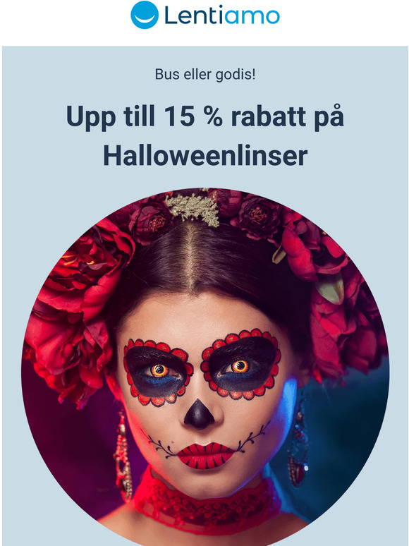 Skrämmande bra erbjudande på Halloween kontaktlinser 🎃