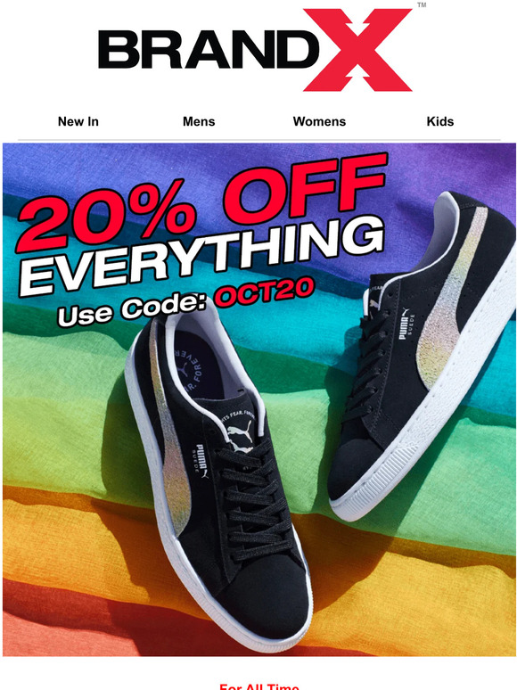 Brand X: 20% off all new premium PUMA ???? | Milled