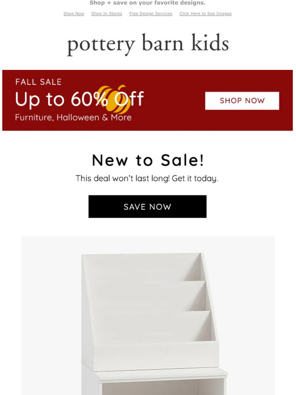 Pottery Barn Kids Great news! We just dropped prices (+ Up to 60 OFF