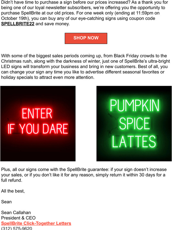 Last chance to get our old pricing - one week only
