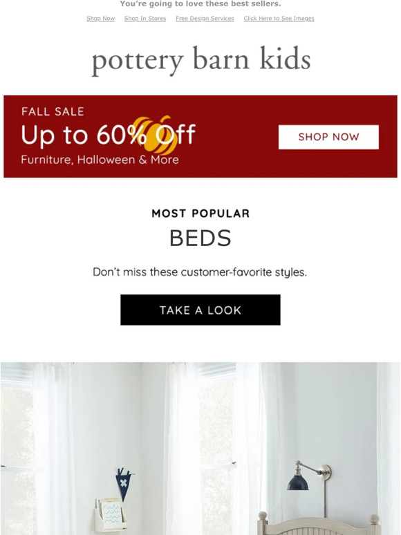 Pottery Barn Kids Beds just for YOU (+ Up to 60 OFF Fall Sale! 🍂