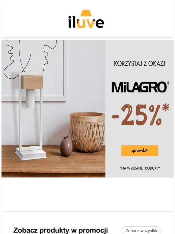 Złap Rabat 25% na Najlepsze Produkty Marki Milagro ✨