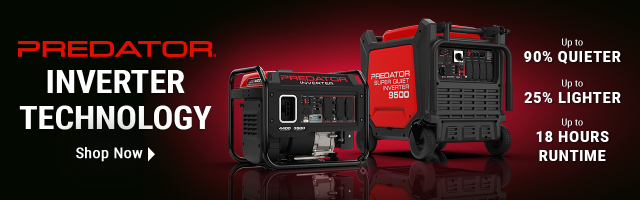 PREDATOR INVERTER TECHNOLOGY BANNER