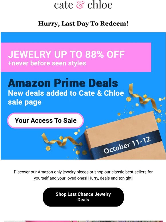 New Deals Added To Amazon Prime Jewelry Sale 💎 Last Day