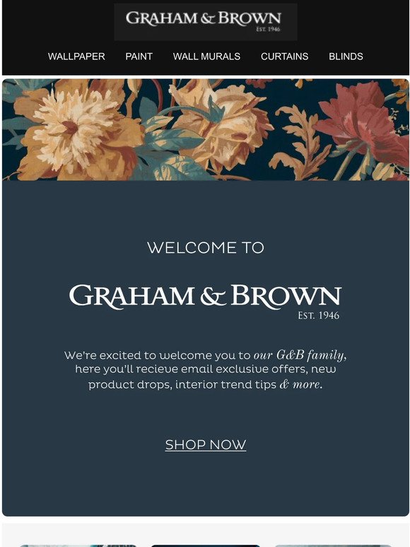 Welcome to the Graham & Brown family!