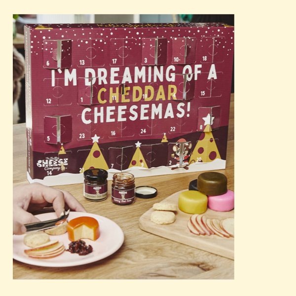 Xmas Advent Calendar With Cheese