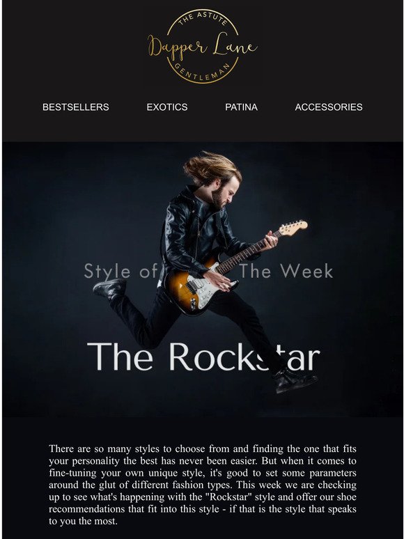 Style Of The Week - The Rockstar