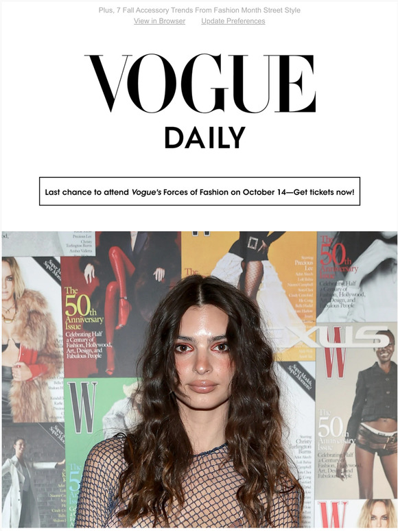 Vogue Emily Ratajkowski Wears Her Most Daring Dress To Date Milled 4471