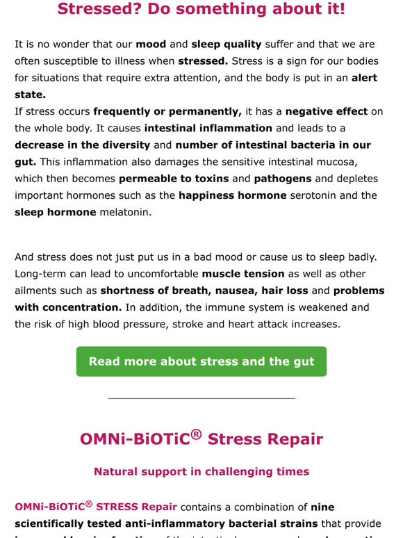 Stressed? Do something about it, naturally!