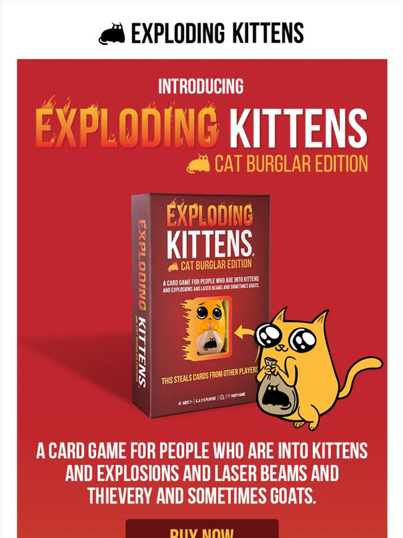 Exploding Kittens: Cat Burglar Edition