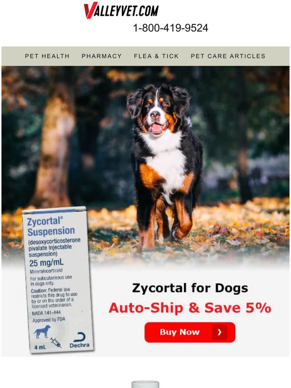 Valley Vet Supply Canine Addison's Disease Help is Here Milled