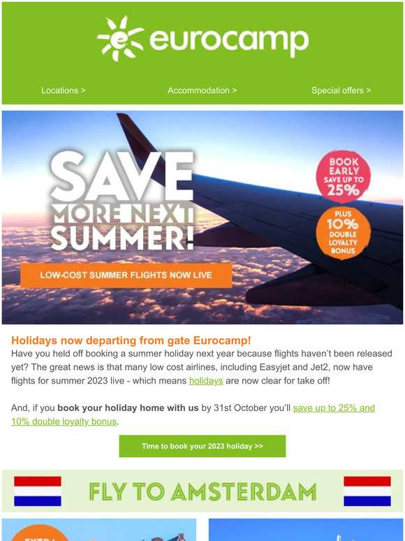 Summer flights are on sale