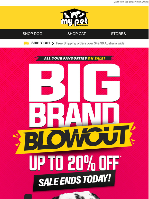 FINAL DAY - Up to 20% off selected big brands