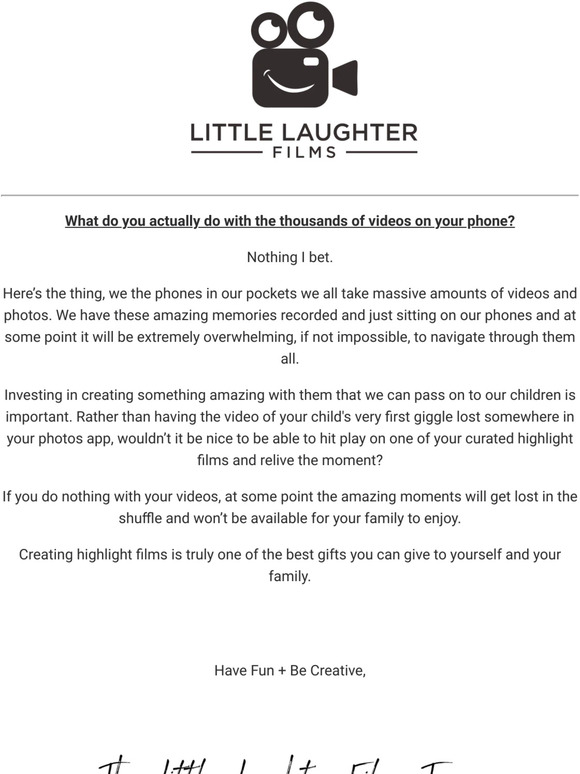 What do you actually do with the thousands of videos on your phone?