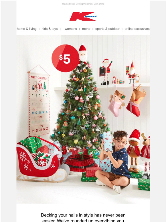 kmart Our top Christmas tree trends revealed! Milled