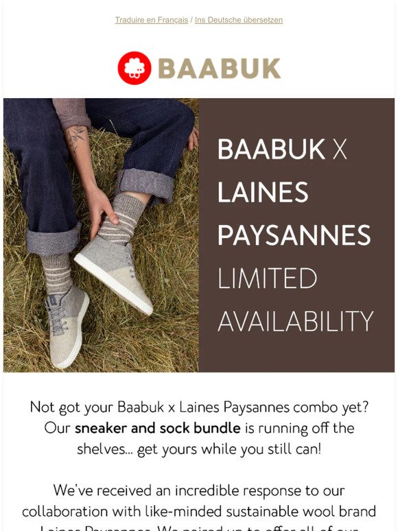 Baabuk x Laines Paysannes: limited availability…