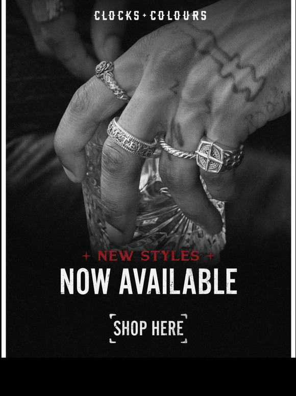 Clocks and Colours Convert New Styles — Now Available Milled