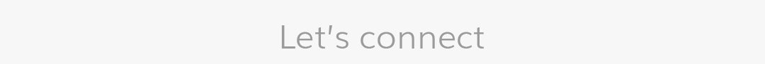 Let's connect